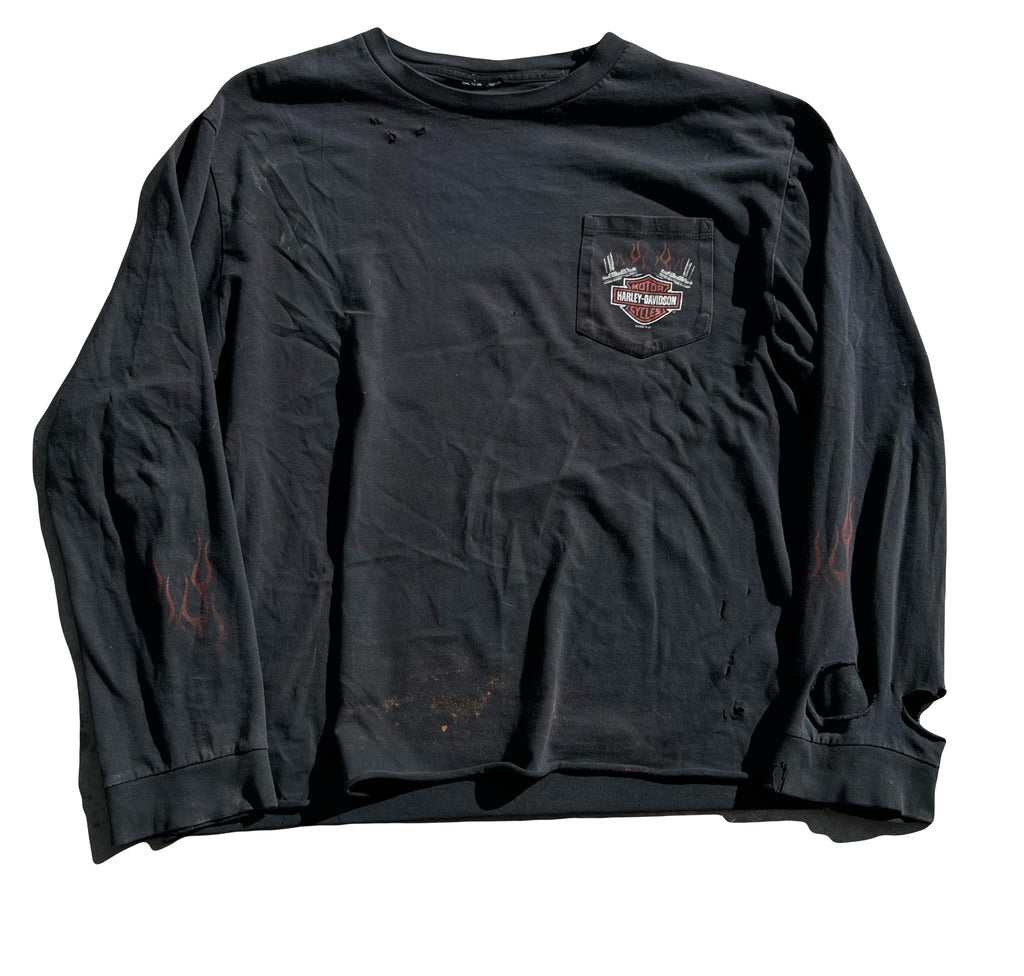 Ghost Girl Long Sleeve T shirt Reversible 10f1